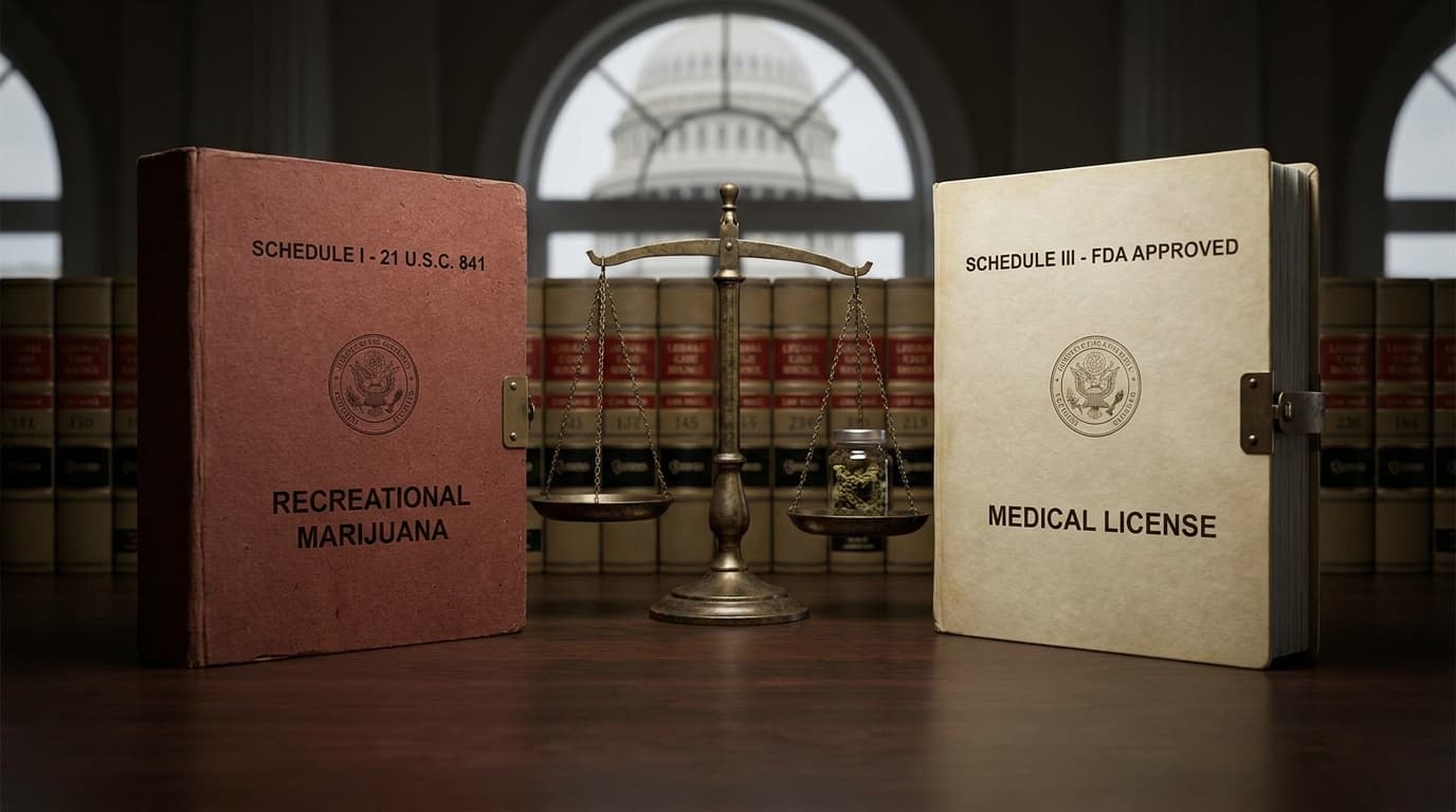 Medical Marijuana Is Schedule III and Recreational Marijuana Is Still Schedule I: The Two-Tier Federal Drug Law Nobody Explained